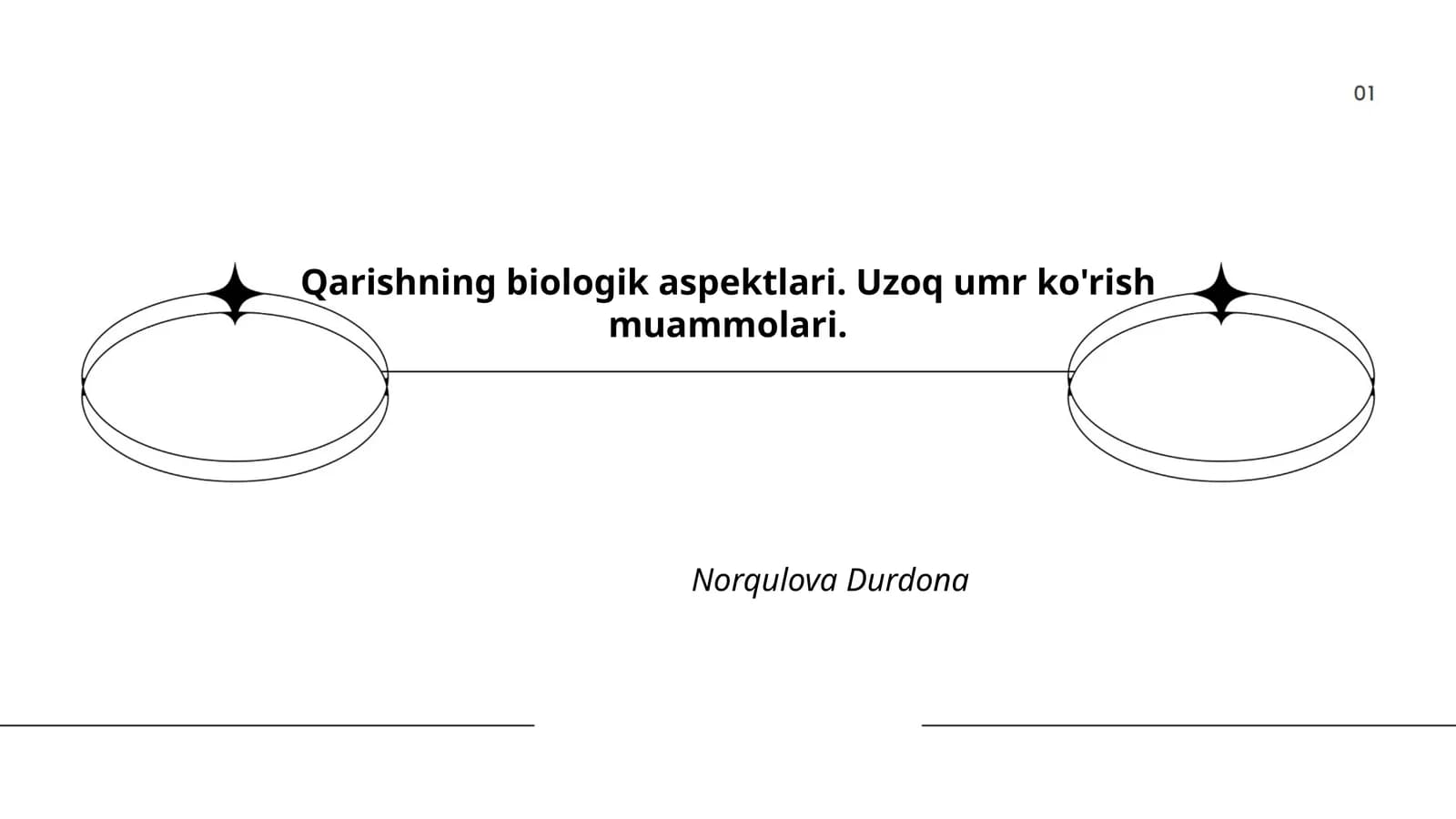Qarishning biologik aspektlari. Uzoq umr ko'rish muammolari
