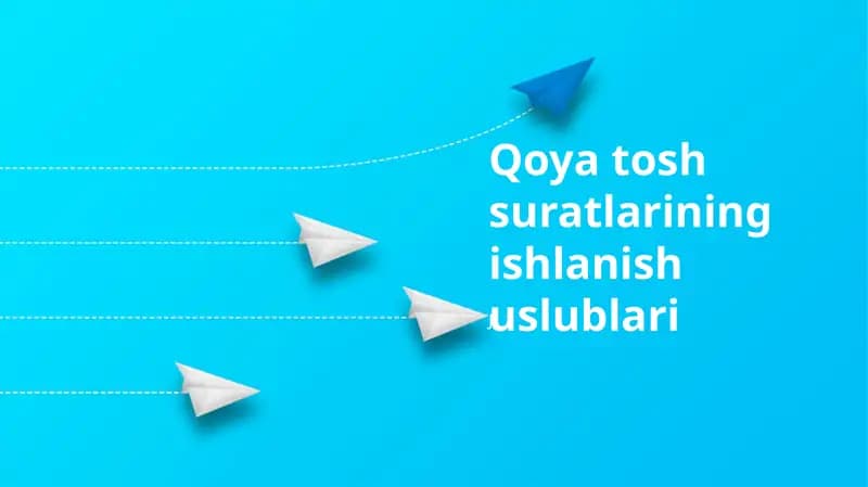 Qoya tosh suratlarining ishlanish uslublari