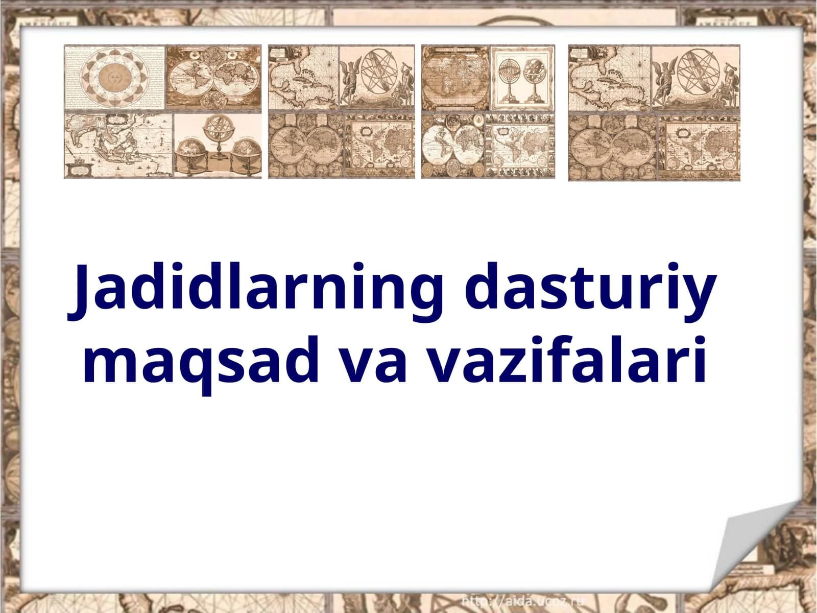 Jadidlarning dasturiy maqsad va vazifalari