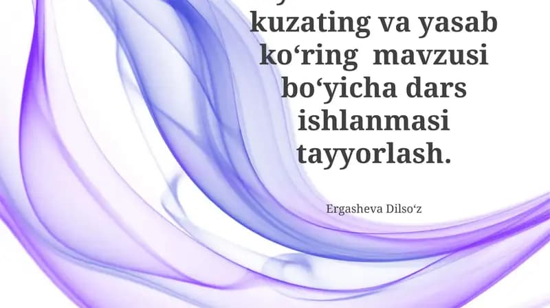 Hayvon tasvirlari dars ishlanmasi