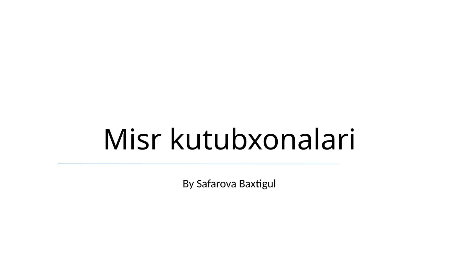 Misr kutubxonalari
