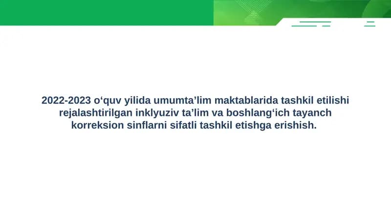 Inklyuziv ta’lim tashkilotish