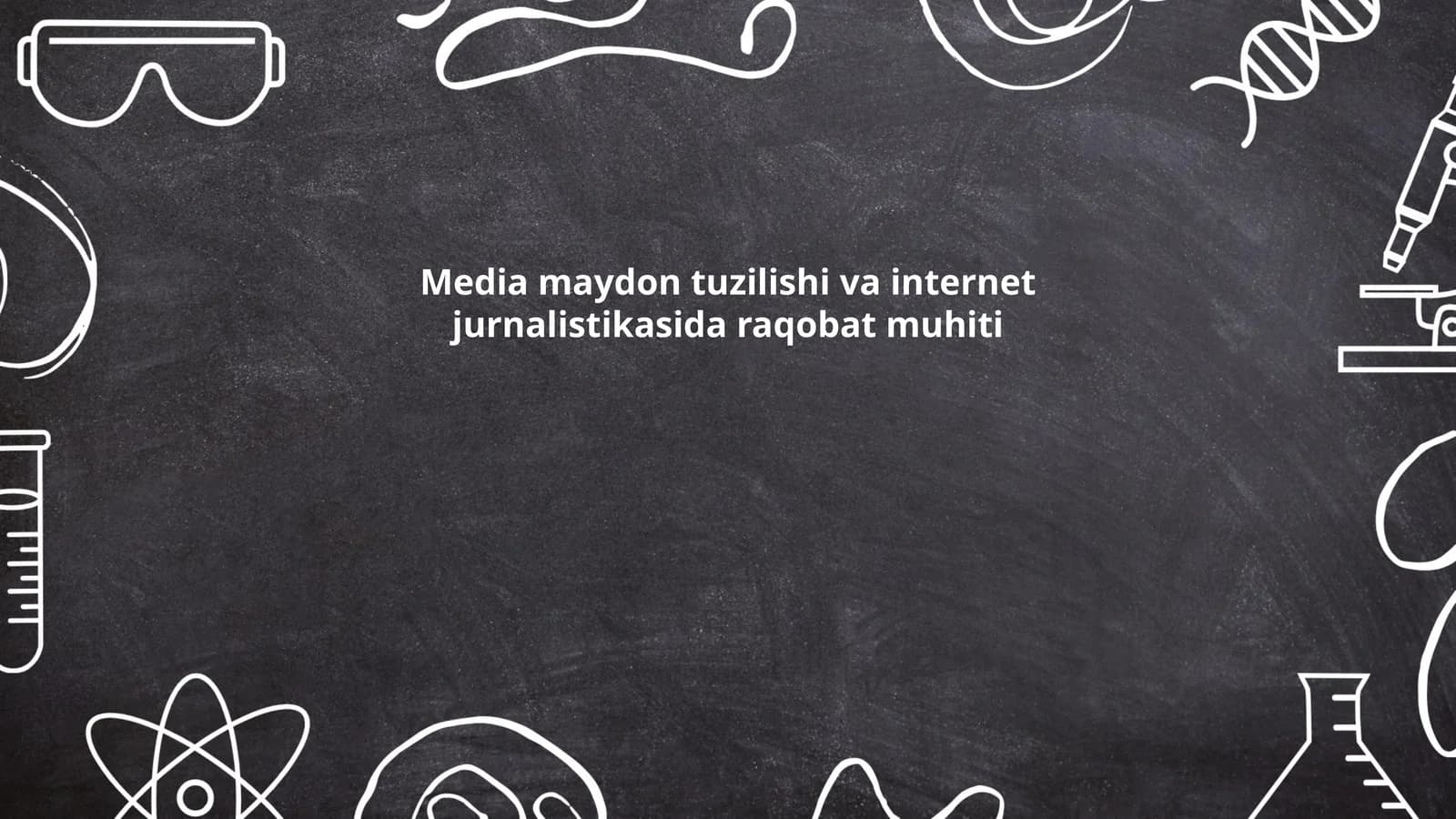 Media maydon tuzilishi va internet jurnalistikasida raqobat muhiti