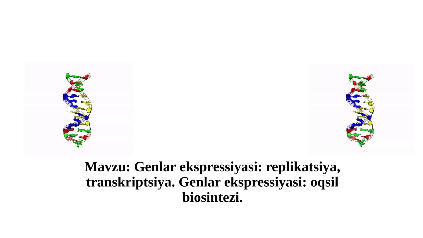 Genlar ekspresiyasi