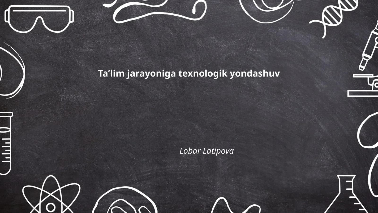 Ta'limda raqamli texnologiyalar