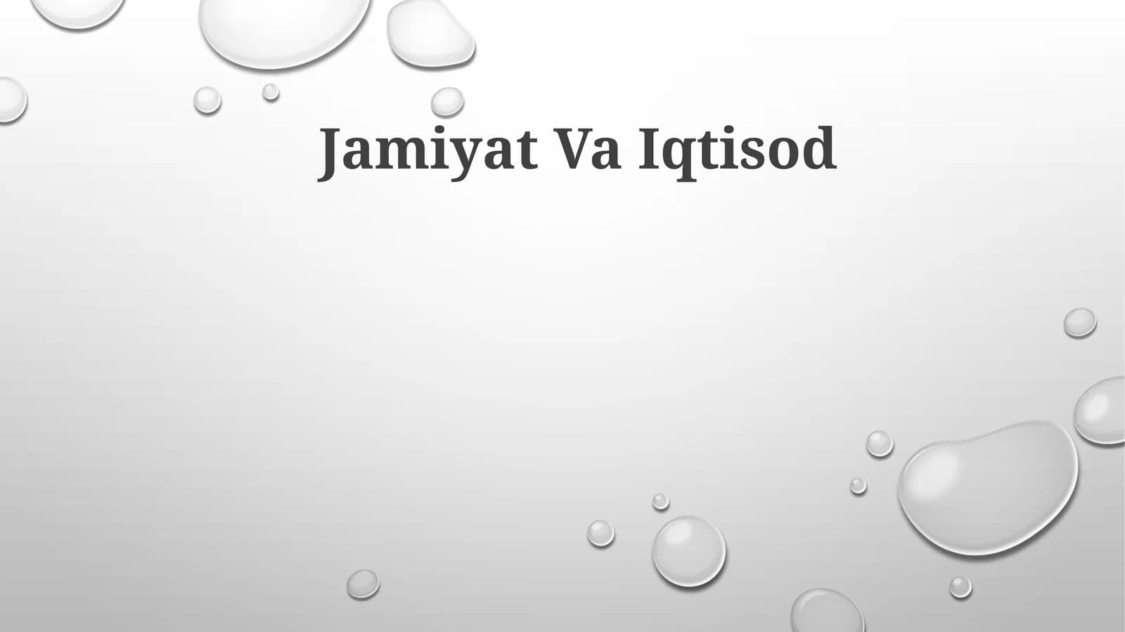 Pulning roli iqtisodiy o'sishda
