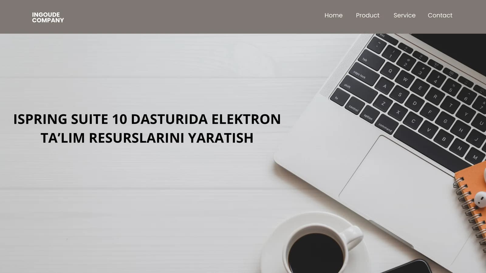 ISPRING SUITE 10 DASTURIDA ELEKTRON TA’LIM RESURSLARINI YARATISH