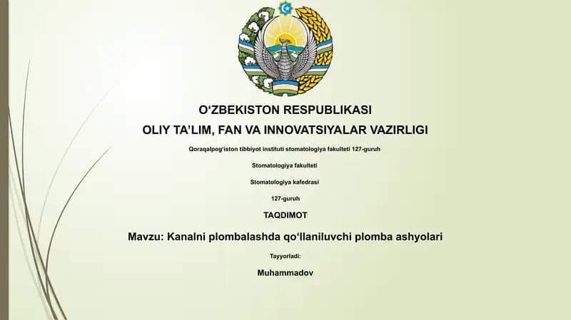 Root kanal sealeri