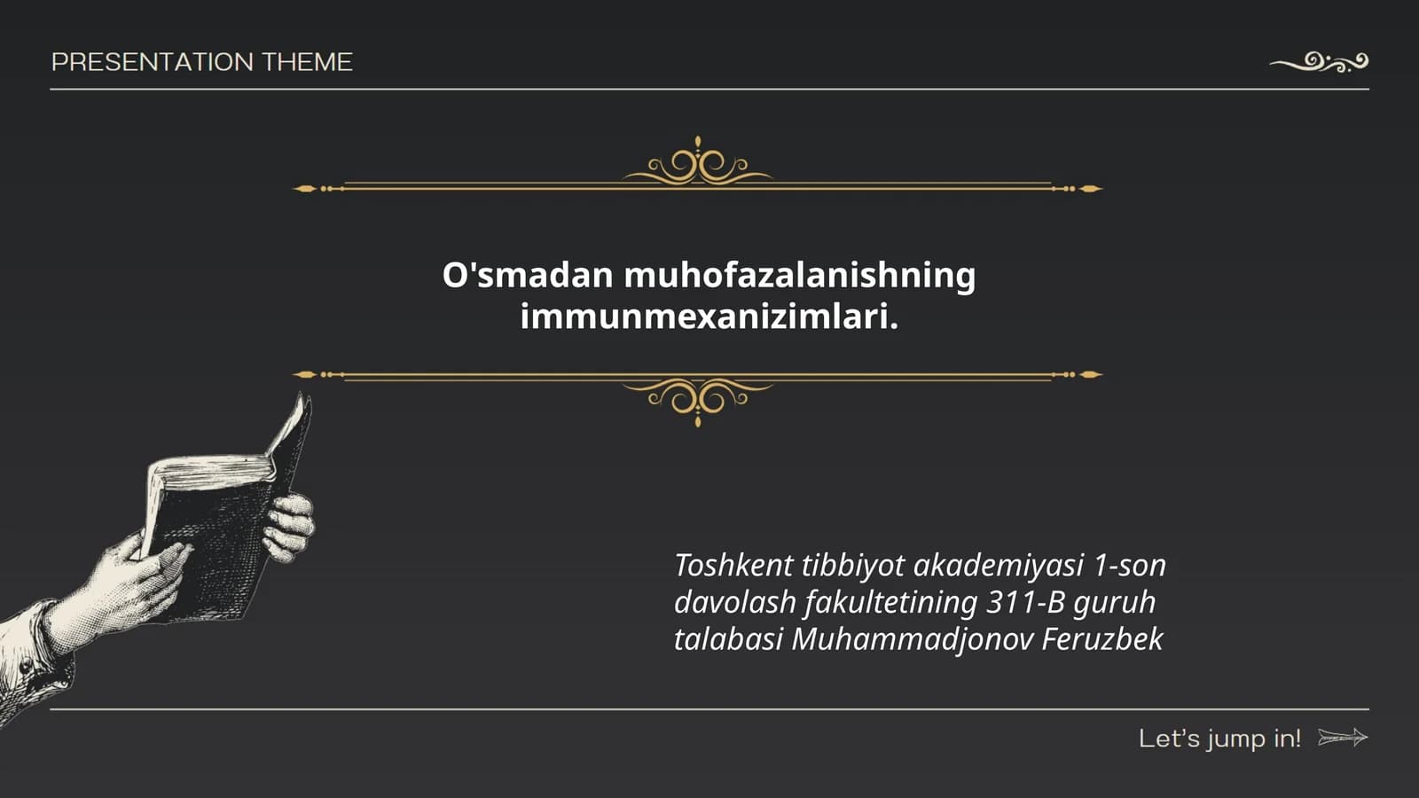 O'smadan muhofazalanishning immunmexanizimlari