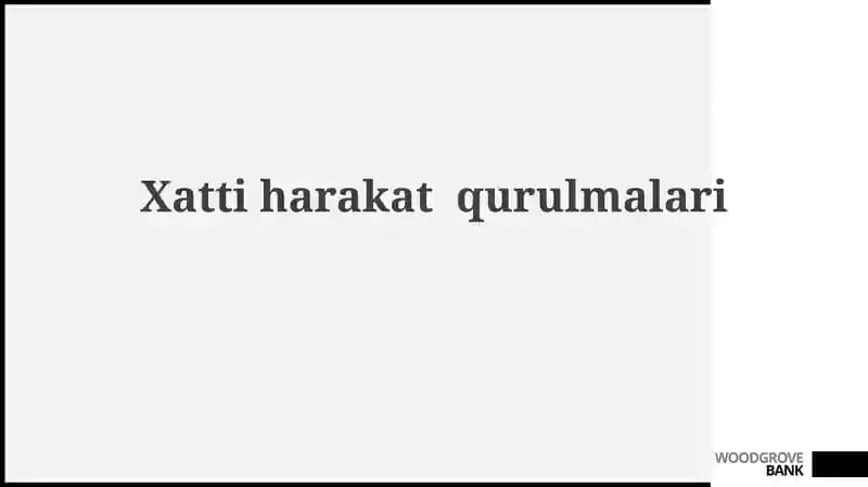 Harakat qurilmalari