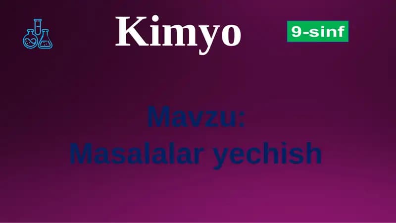 Metallar suyultirilgan sulfat kislotasi bilan reaksiya