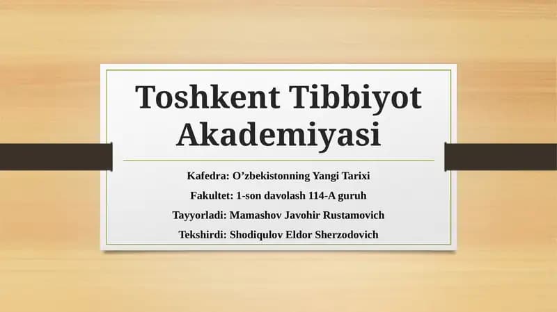 Abu Ali Ibn Sino ijodiy faoliyati
