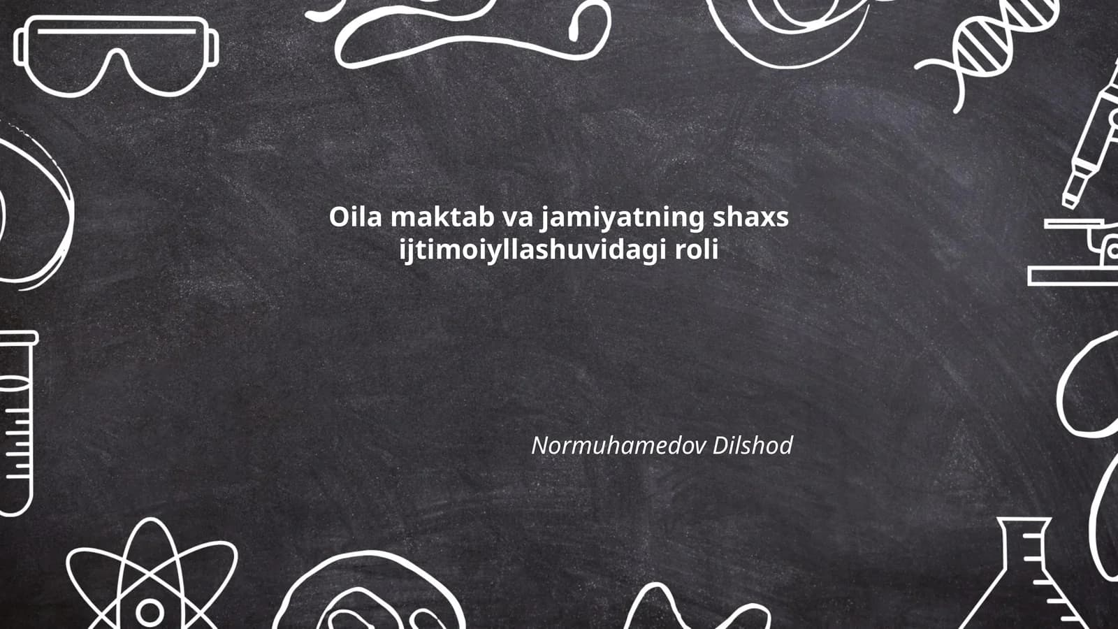 Oilaning shaxs ijtimoiylashuvidagi pedagogik va emotsional roli
