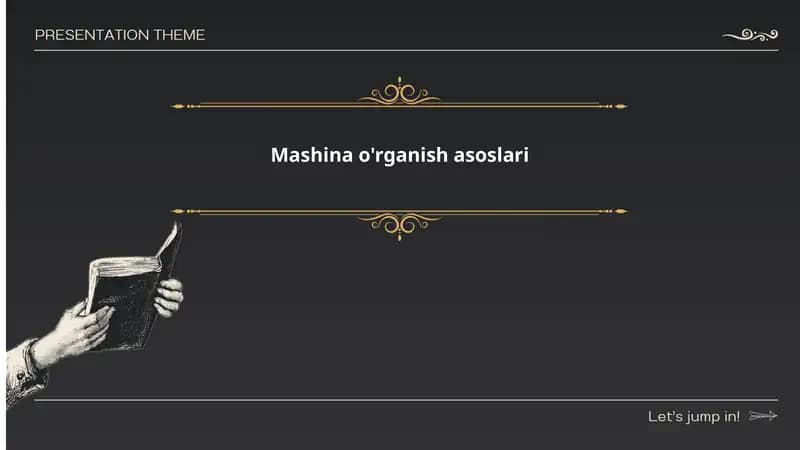 Mashina oʻrganish asoslari