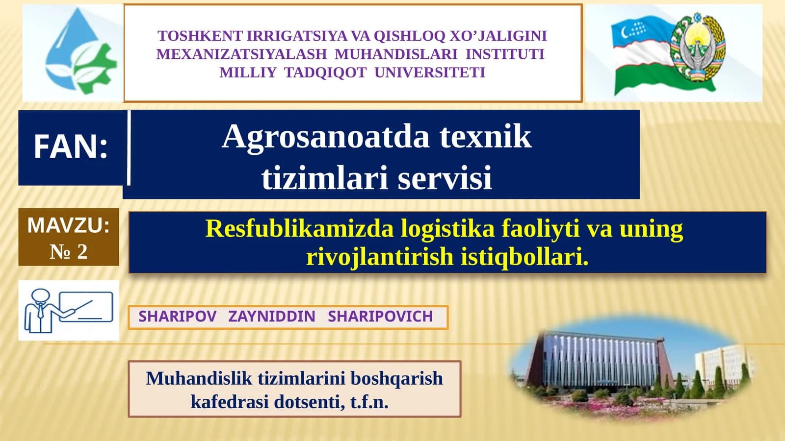 Agrosanoat datexnik tizimlari servisi
