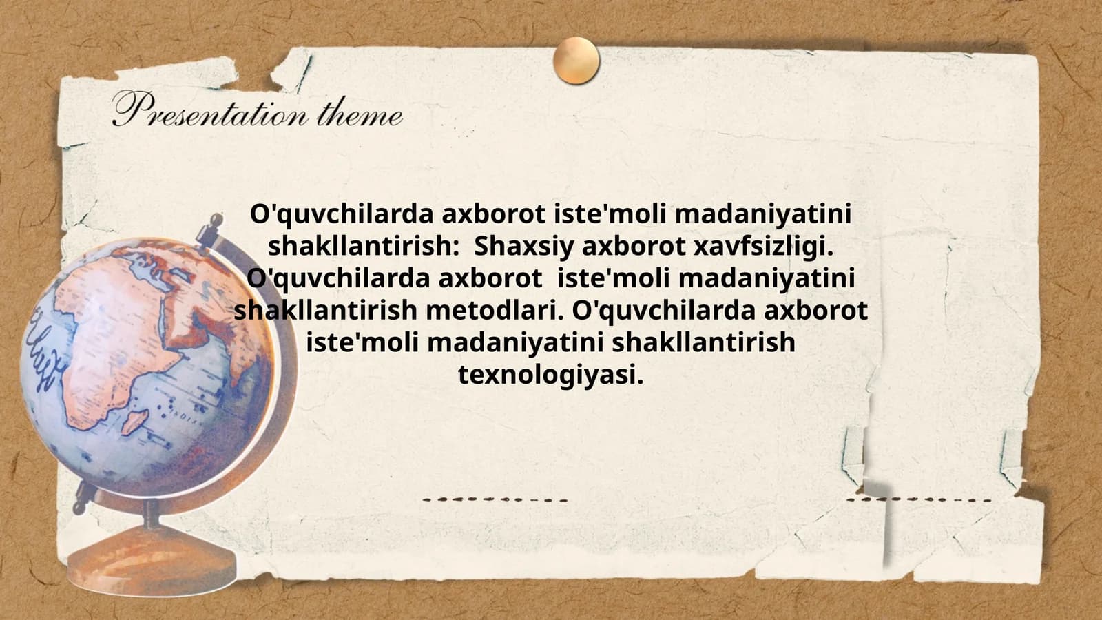 O'quvchilarda axborot iste'moli madaniyatini shakllantirish
