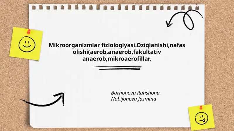 Mikroorganizmlar fiziologiyasi