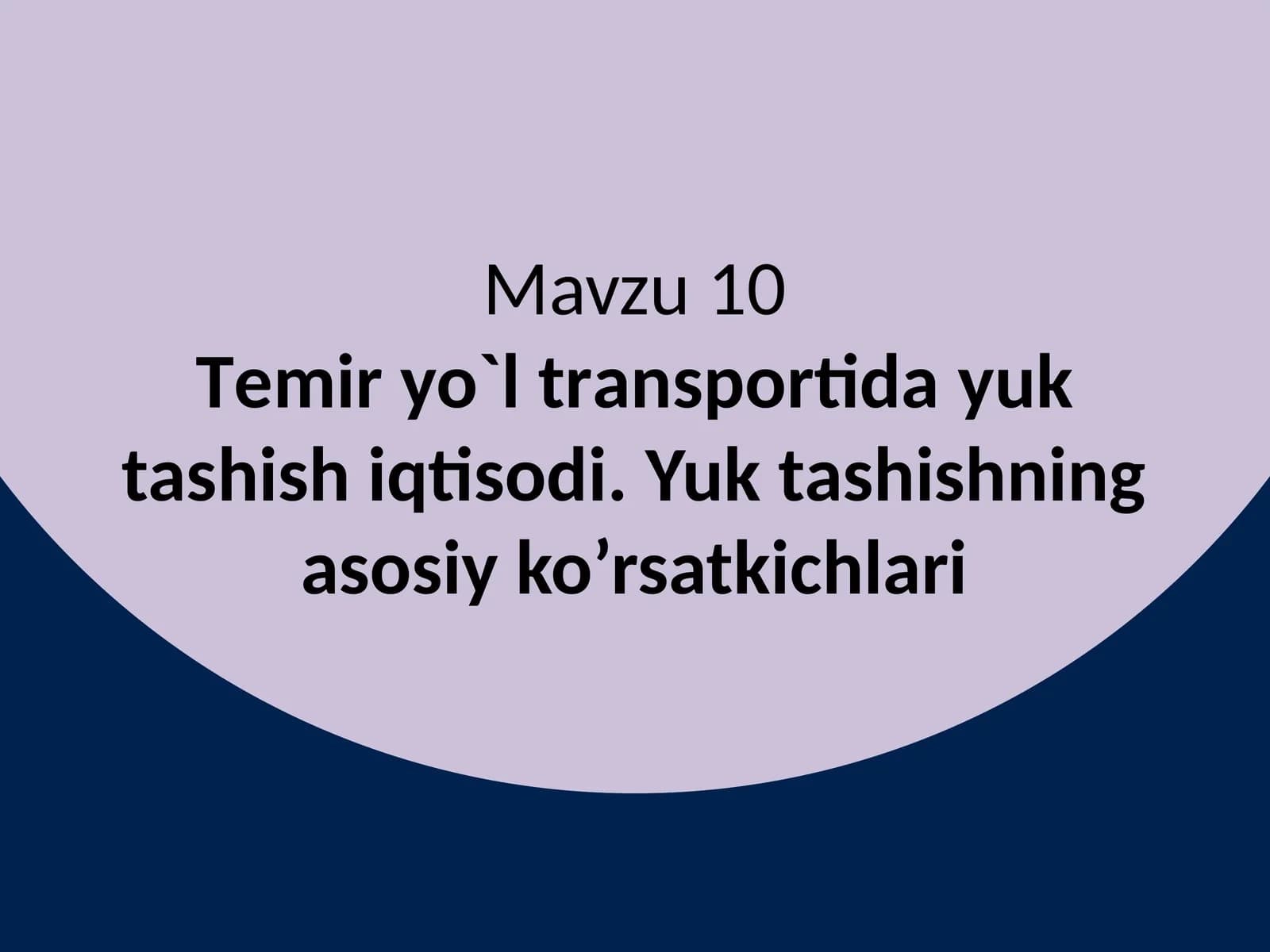 Temir yo`l trаnspоrtidа yuktashishi iqtisodi. Yuktashishning asosiy ko’rsatkichlari