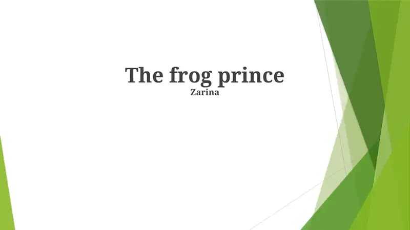 The frog prince