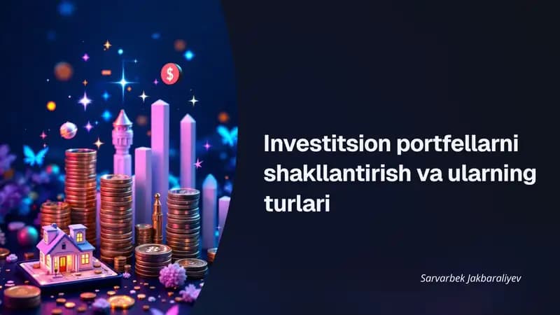 Mavzu: Biologiya faniga oid “Ikki tana terojsiz hayot vositasini taqdim etish” maʼruzasini oʻtkazish