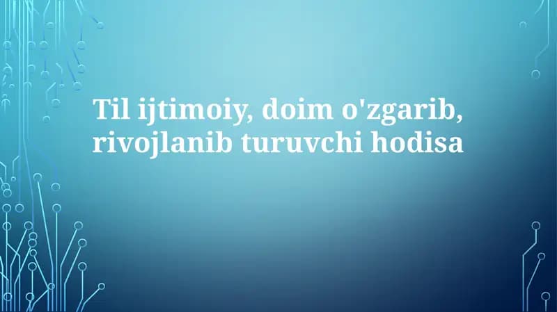 Tarix davomida jamiyat o'zgarishlari