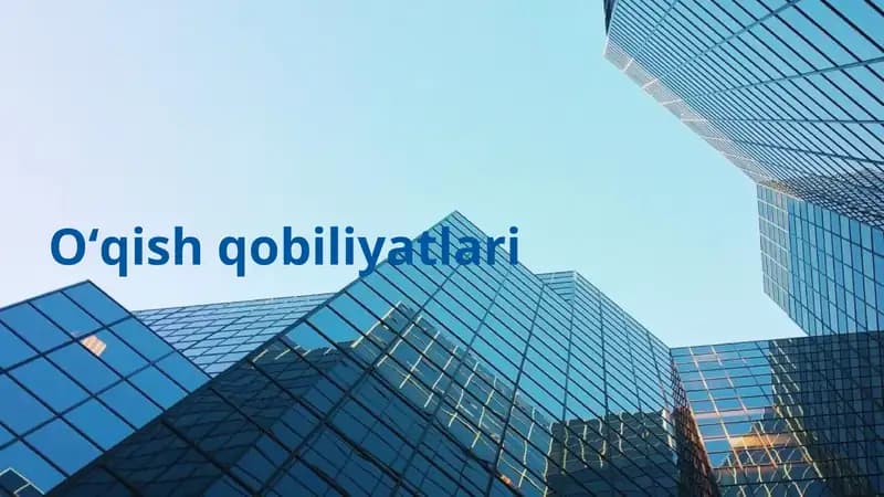 O'qish qobiliyatlarining turlari va ahamiyati