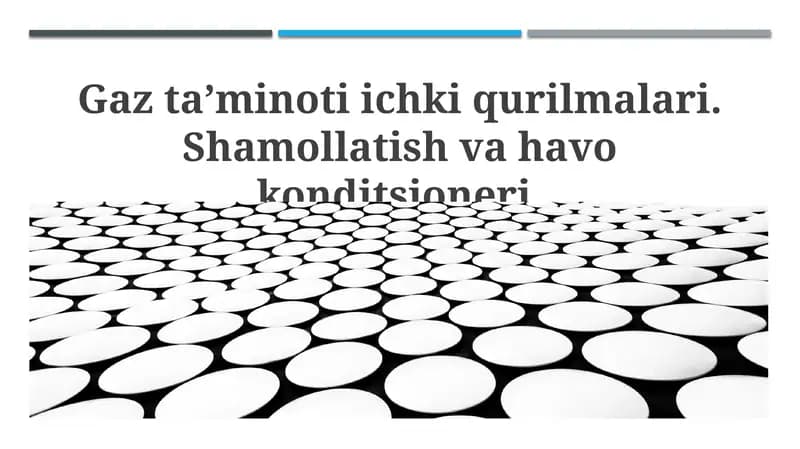 Gaz ta'minoti ichki qurilmalari