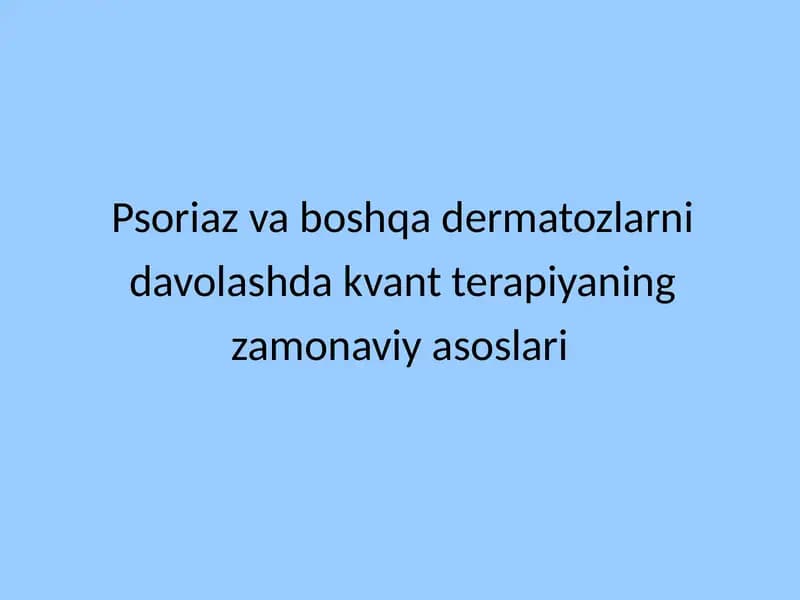 PUVA terapiyasi