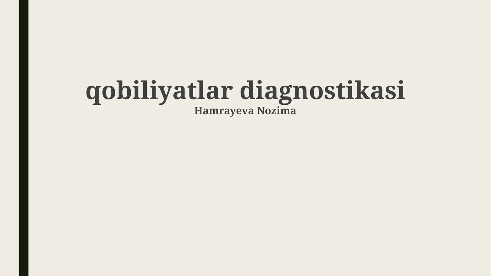 Ijodiy qobiliyatlarni baholash