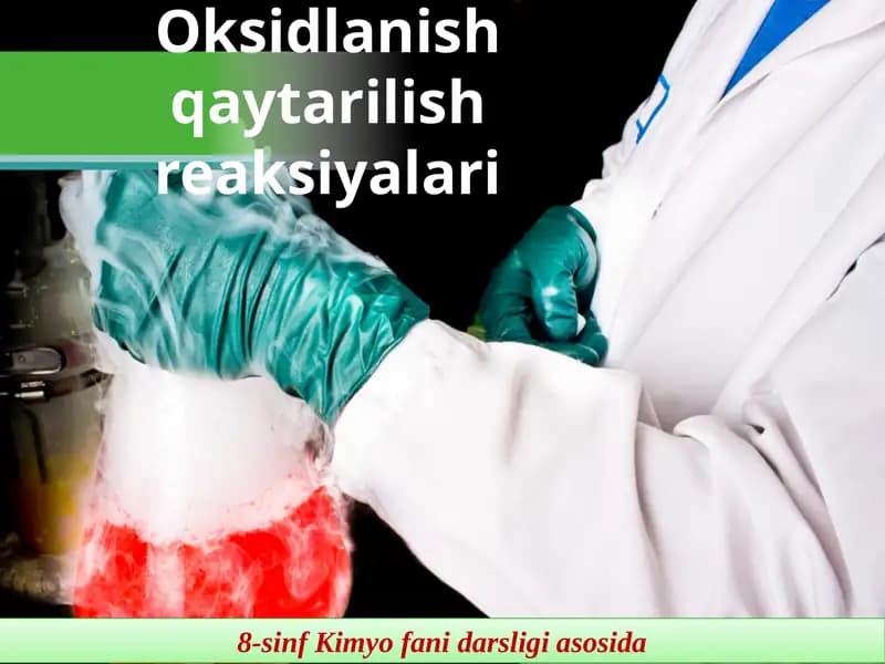 Oksidlanish-qaytarilish reaksiyalari