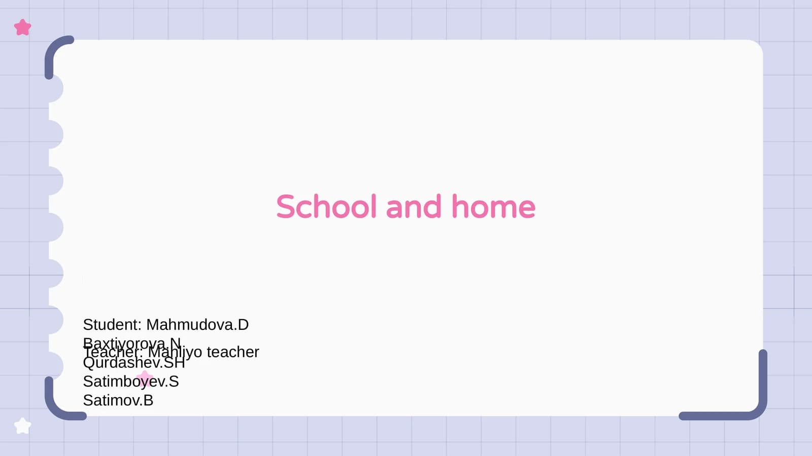 Bridging School and Home