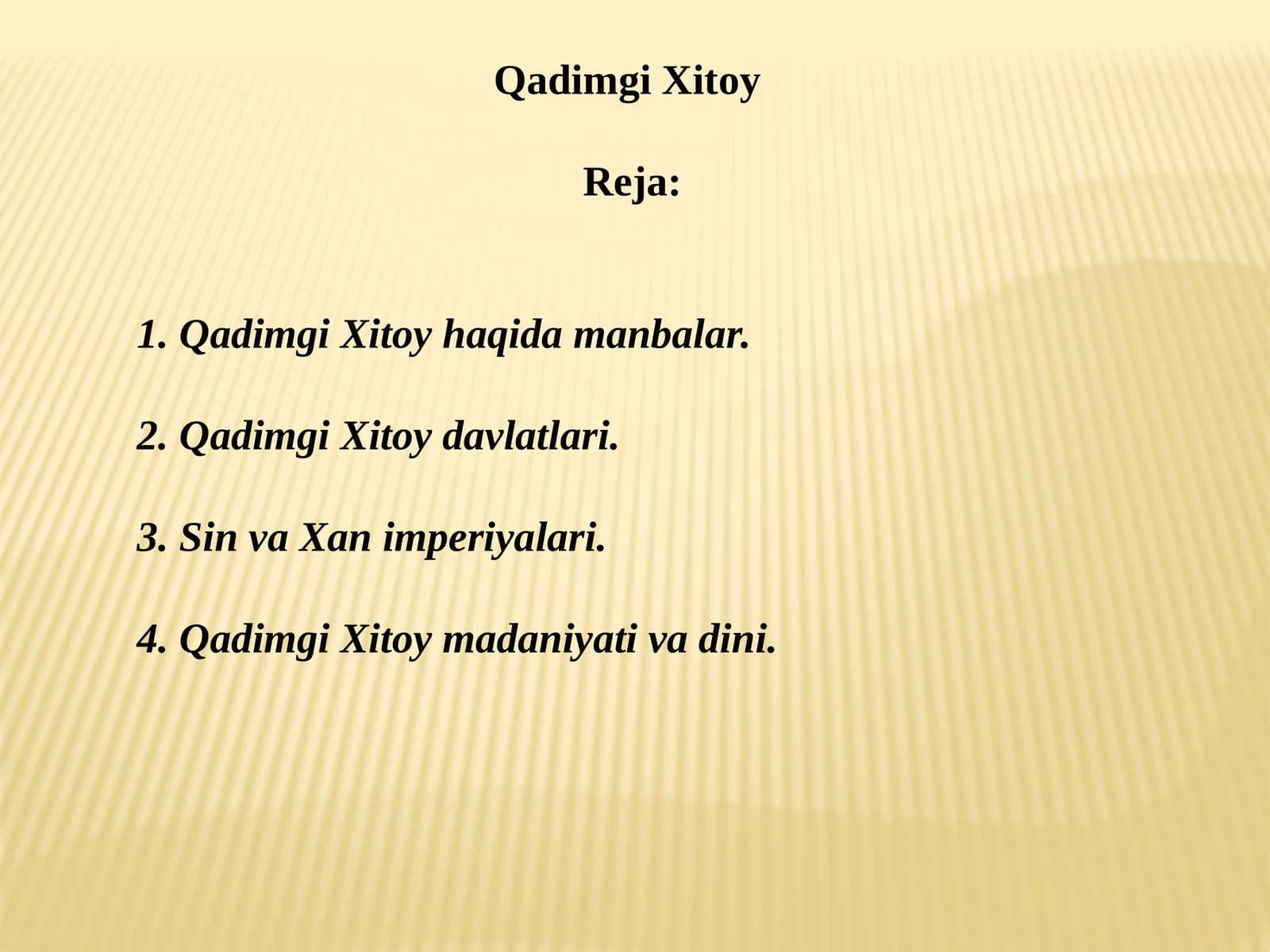 Qadimgi Xitoy