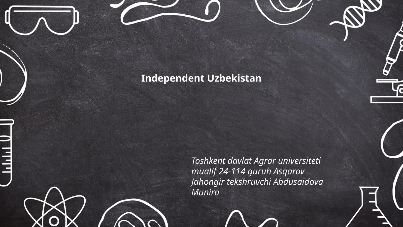 Independent Uzbekistan