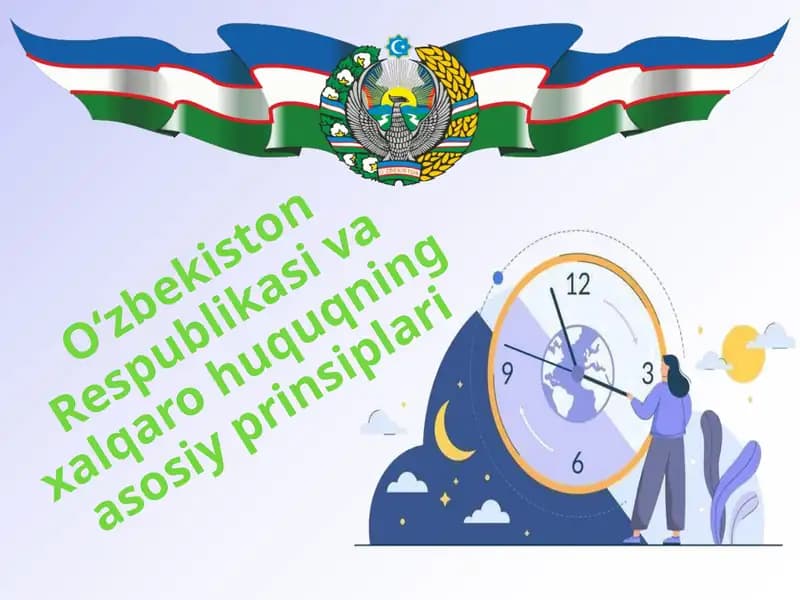 Xalqaro huquqning asosiy prinsiplari