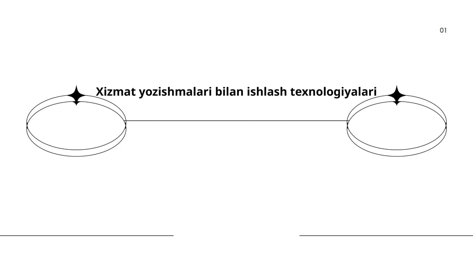 Xizmat yozishmalari bilan ishlash texnologiyalari