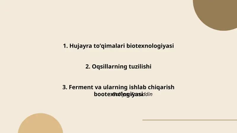 Hujayra toʻqimalari biotexnologiyasi