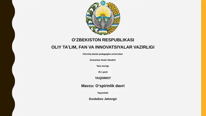 Oʻspirinlik davri