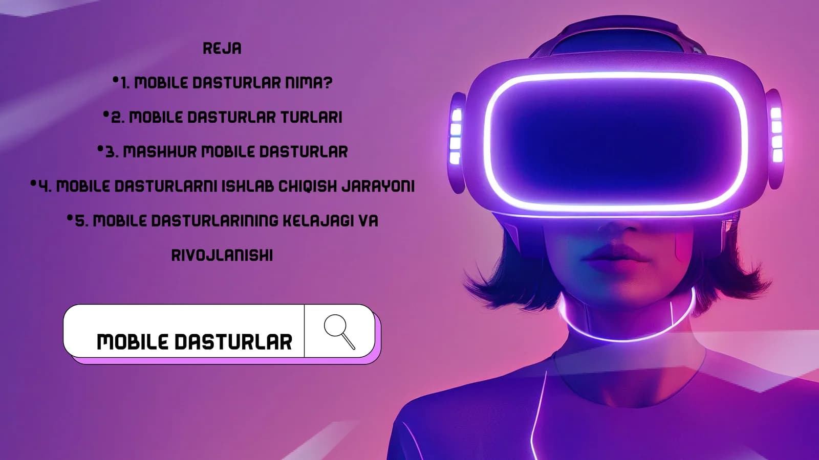 Mobile dasturlar