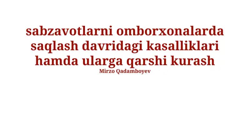 Fungal kasalliklar va ularga qarshi kurash