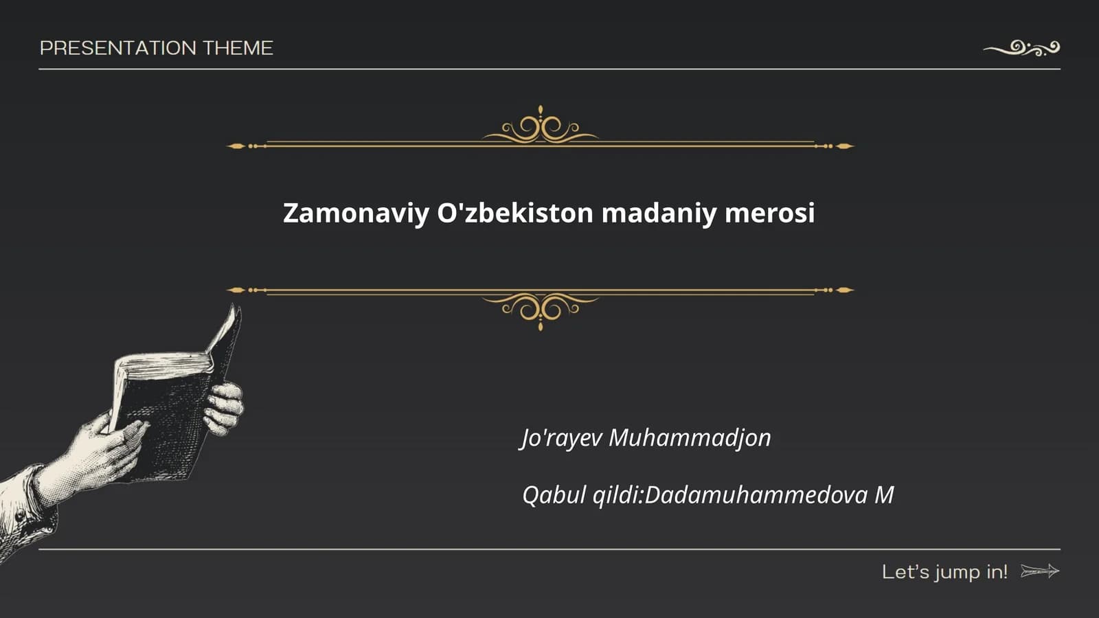 Zamonaviy O'zbekiston madaniy merosi