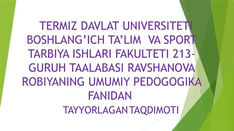 Amerika Qo'shma Shtatlarida Ta'lim Tizimi