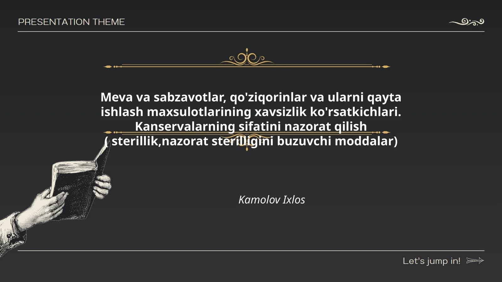 Kanservalarning sifatini nazorat qilish