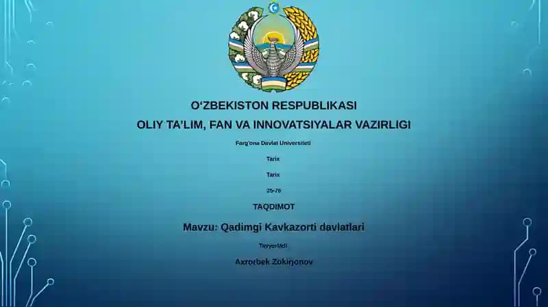 Qadimgi Kavkazorti davlatlari