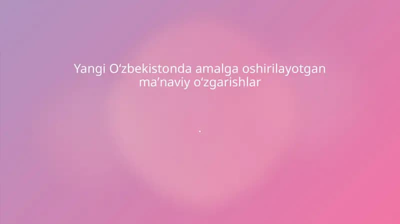 Ma'naviy taraqqiyot
