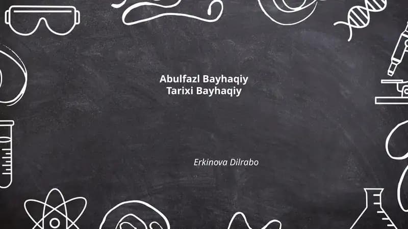 Tarixi Bayhaqiy