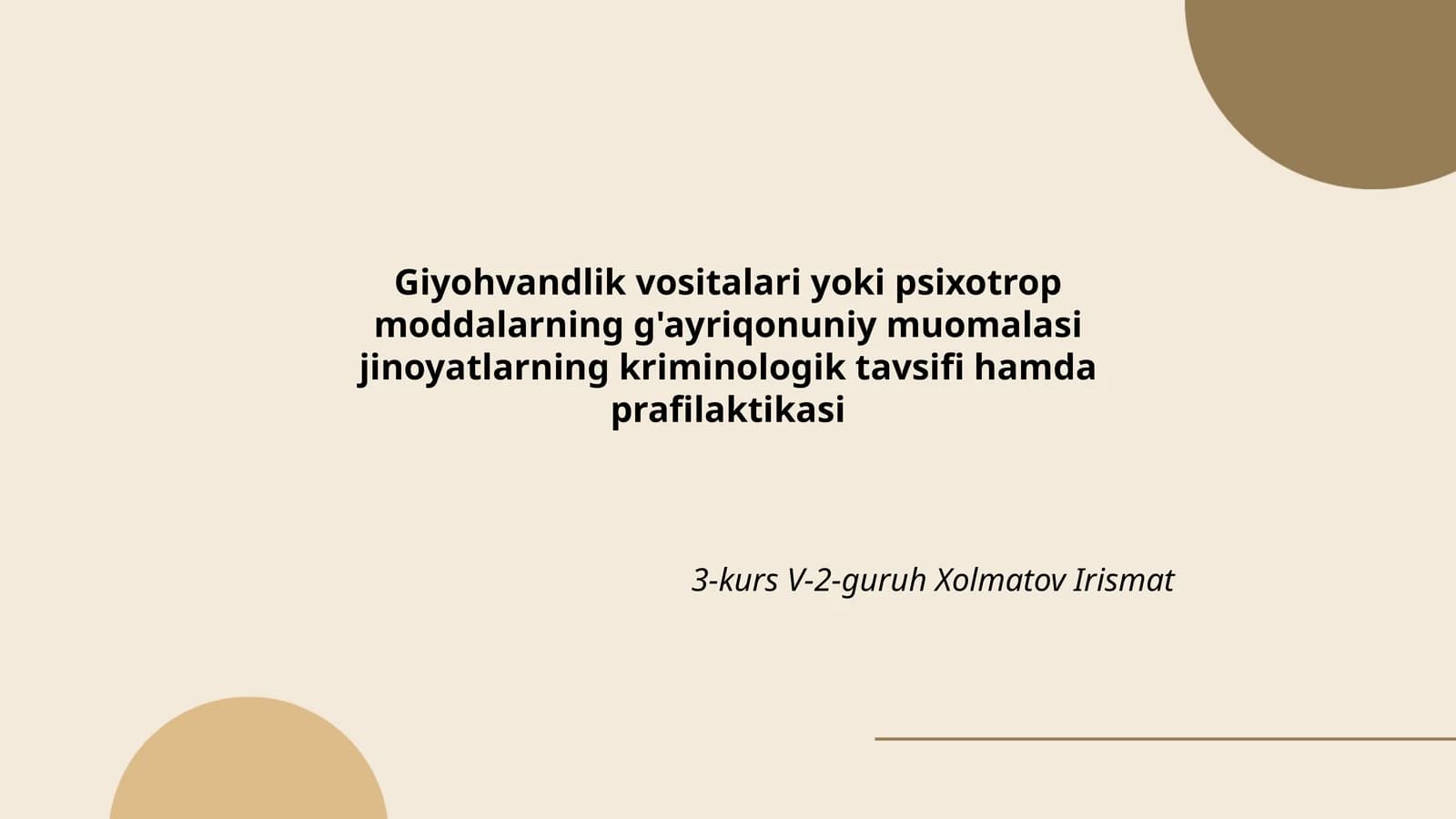 Giyohvandlik vositalari yoki psixotrop moddalar