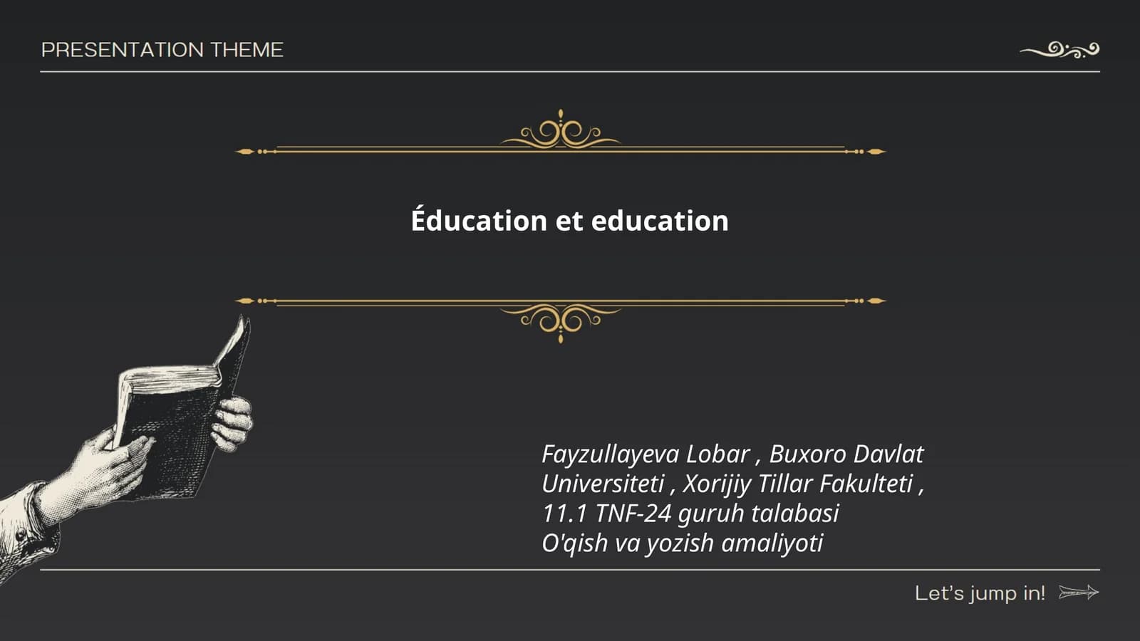 Éducation et education