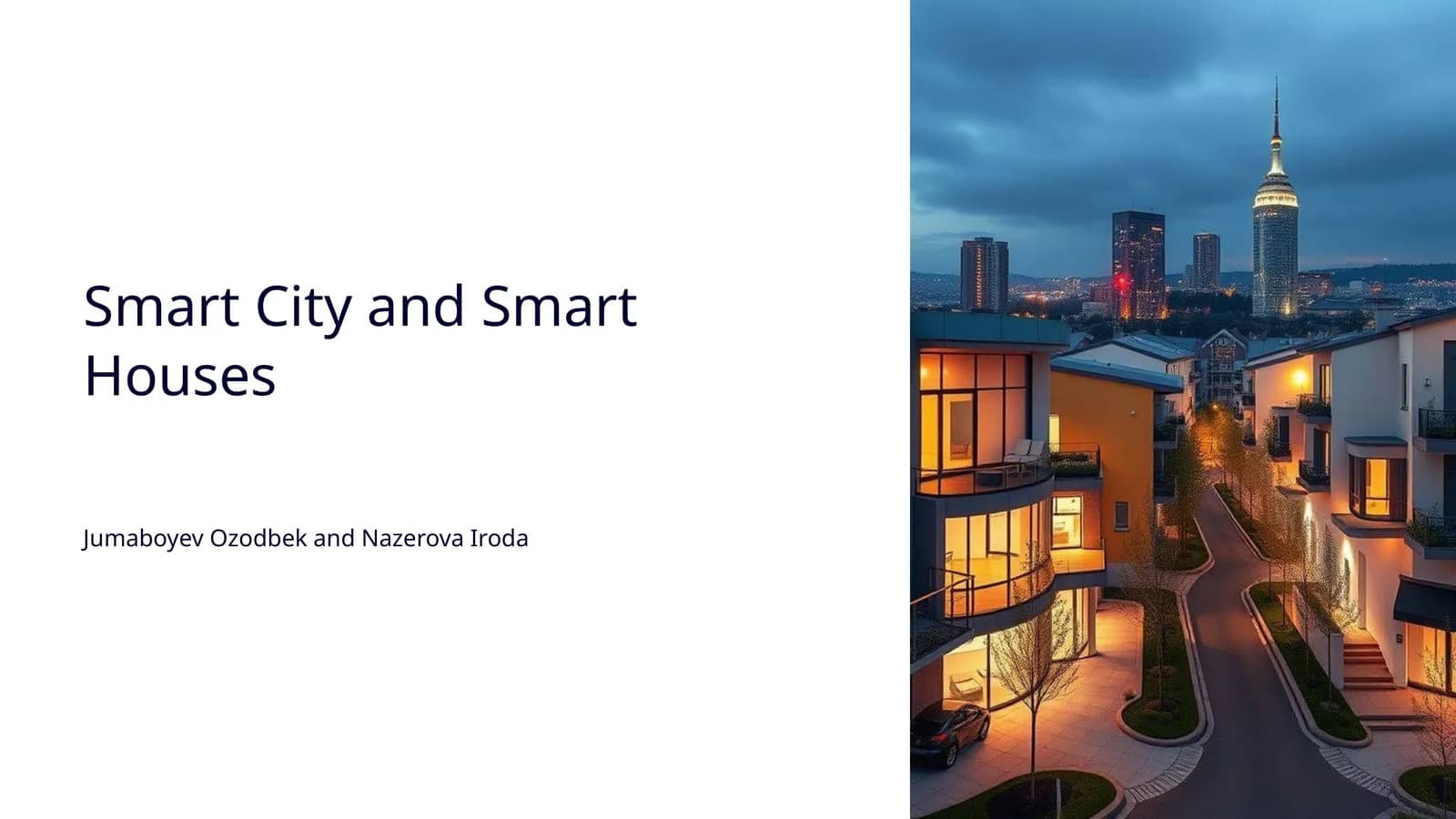 Smart City and Smart Houses
