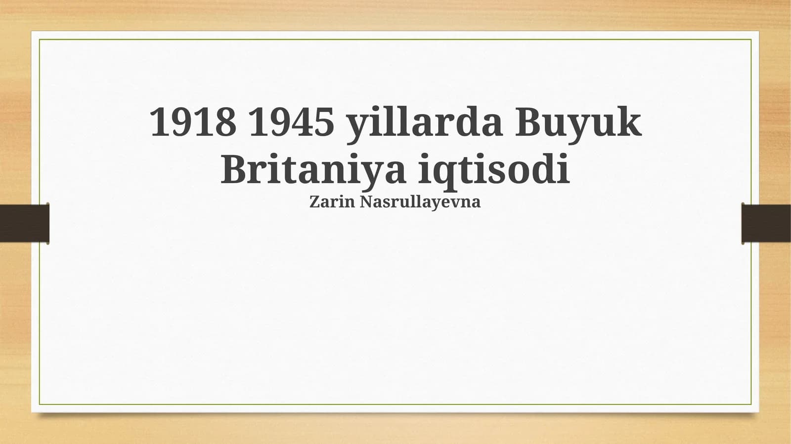 Birinchi va Ikkinchi Jahon Urushlari O'rtasidagi Iqtisodiy O'zgarishlar