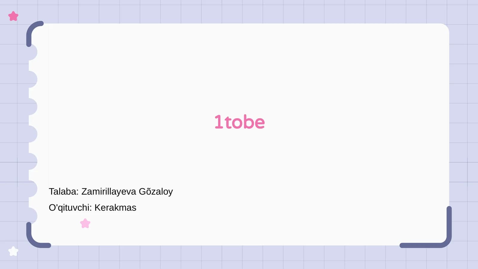 1tobe